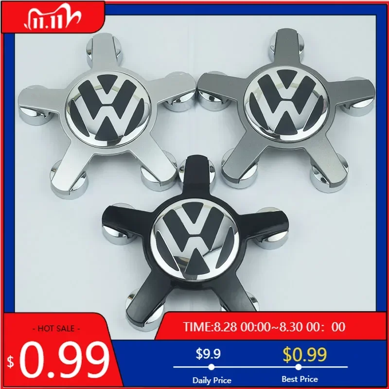 

Колпаки ступиц колес для VW Golf GTI 2026, 4 шт., 135 мм, 4F0601165N, 8R0601165, с логотипом в виде пяти когтей, для VW Volkswagen