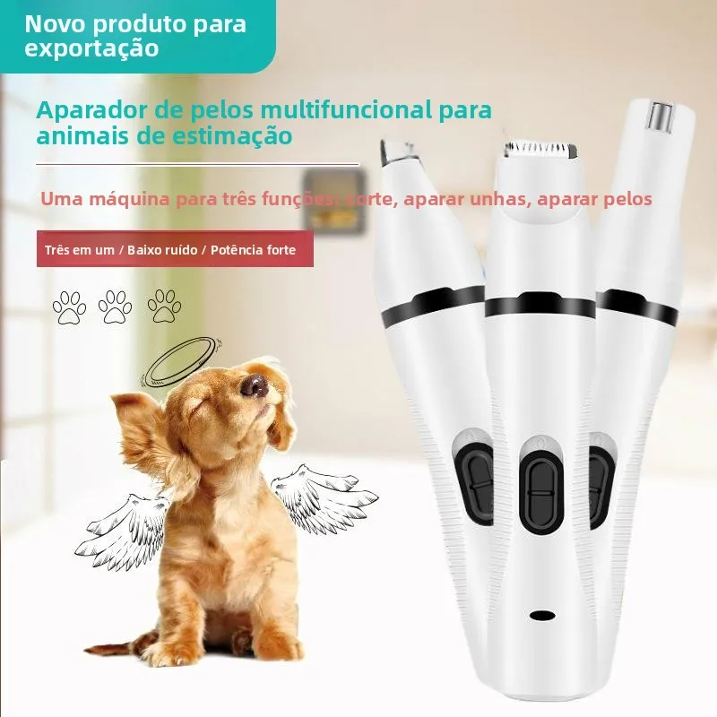 新しい多機能ペットヘアトリマー電動バリカン犬爪研磨機ペットグルーミングツール犬毛トリマーペットケア機器