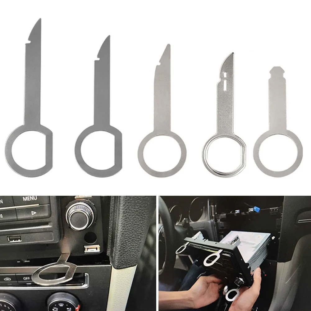 2x Radio Removal Tool Release Keys – For VW, Audi, Mercedes, Porsche Stereos