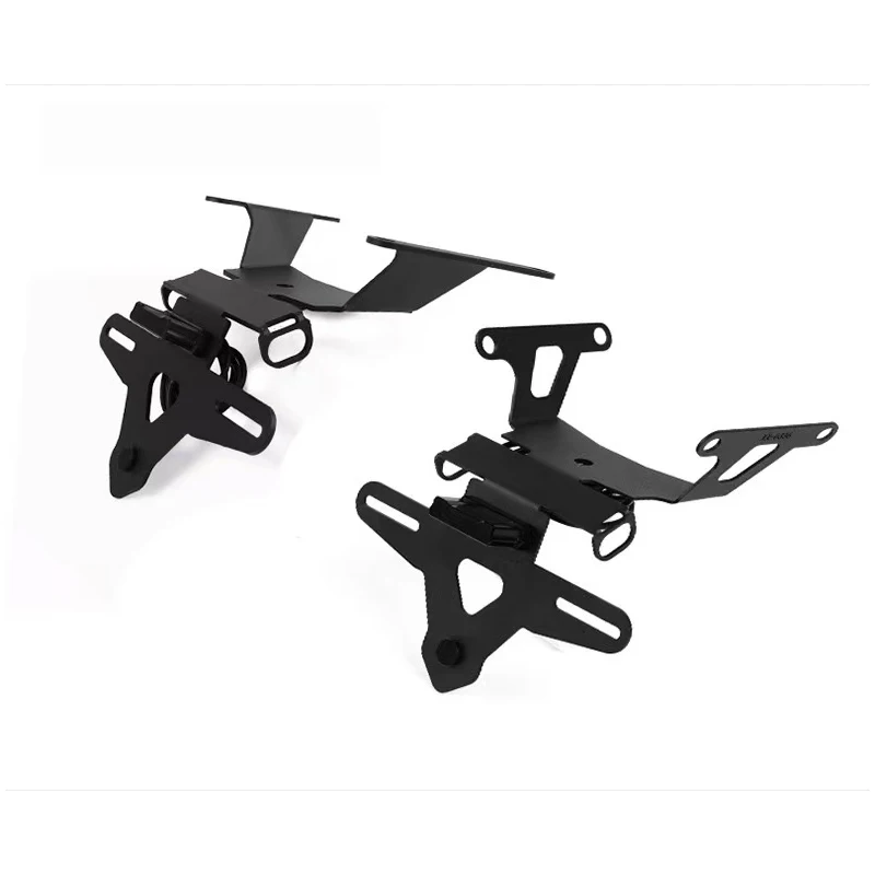 For Honda CBR650R CB650R 2019-2024 License Registration Plate Holder Bracket Rear Tail Tidy Fender Eliminator With LED lights