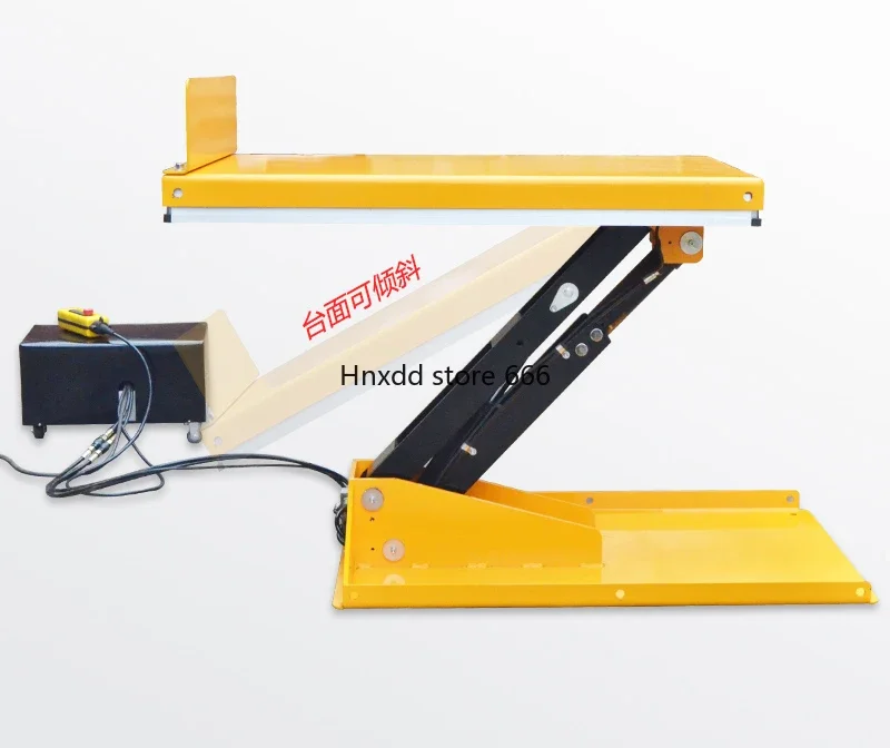 Inclined lifting platform fixed electro-hydraulic lift