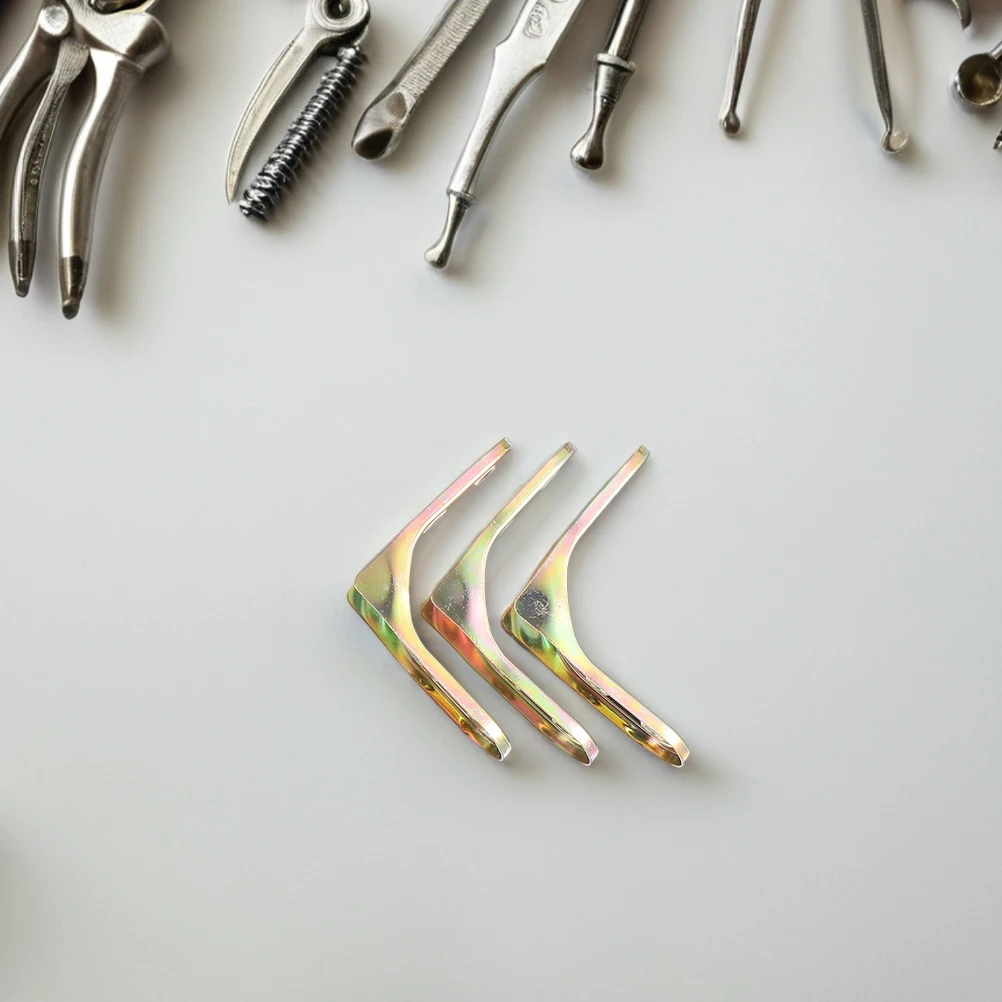 

10 pcs Fixed Corner Brackets Sturdy Furniture Connectors Golden Angle Supports Durable Material Wide Compatibility Hidden Design