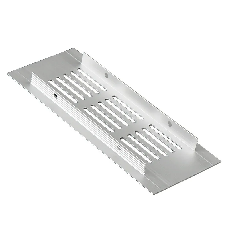 Grille d'aération rectangulaire pour garde-robe, couvercle de ventilation, pièces de meubles, 60mm