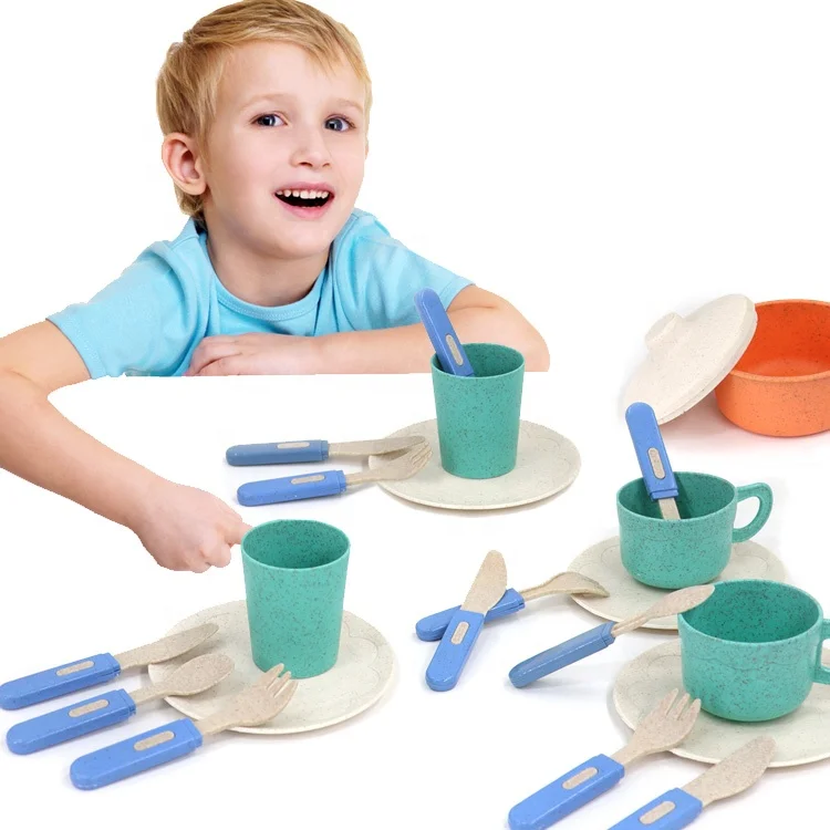 New arrivals 22 pcs kitchen set plastic PP picnic play house children kitchen toy