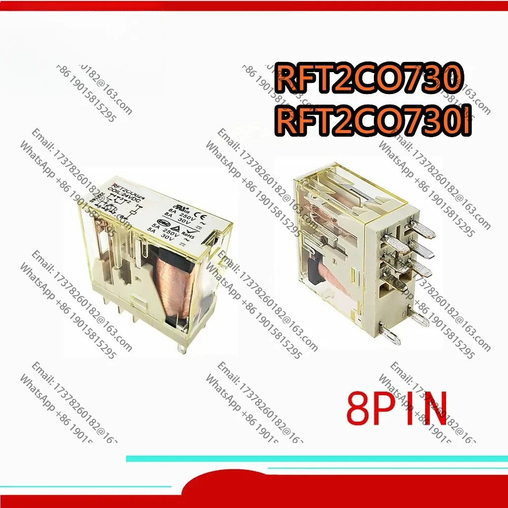 

1PCS 100%New Intermediate relay RFT2CO730 RFT2CO730L RFT2CO730LT AC220V 2 on 2 off