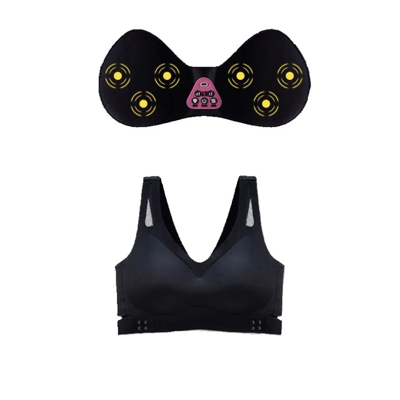 

Electric Smart Chest Massager Women's Gathering Underwear Breast Massage Instrument Massager