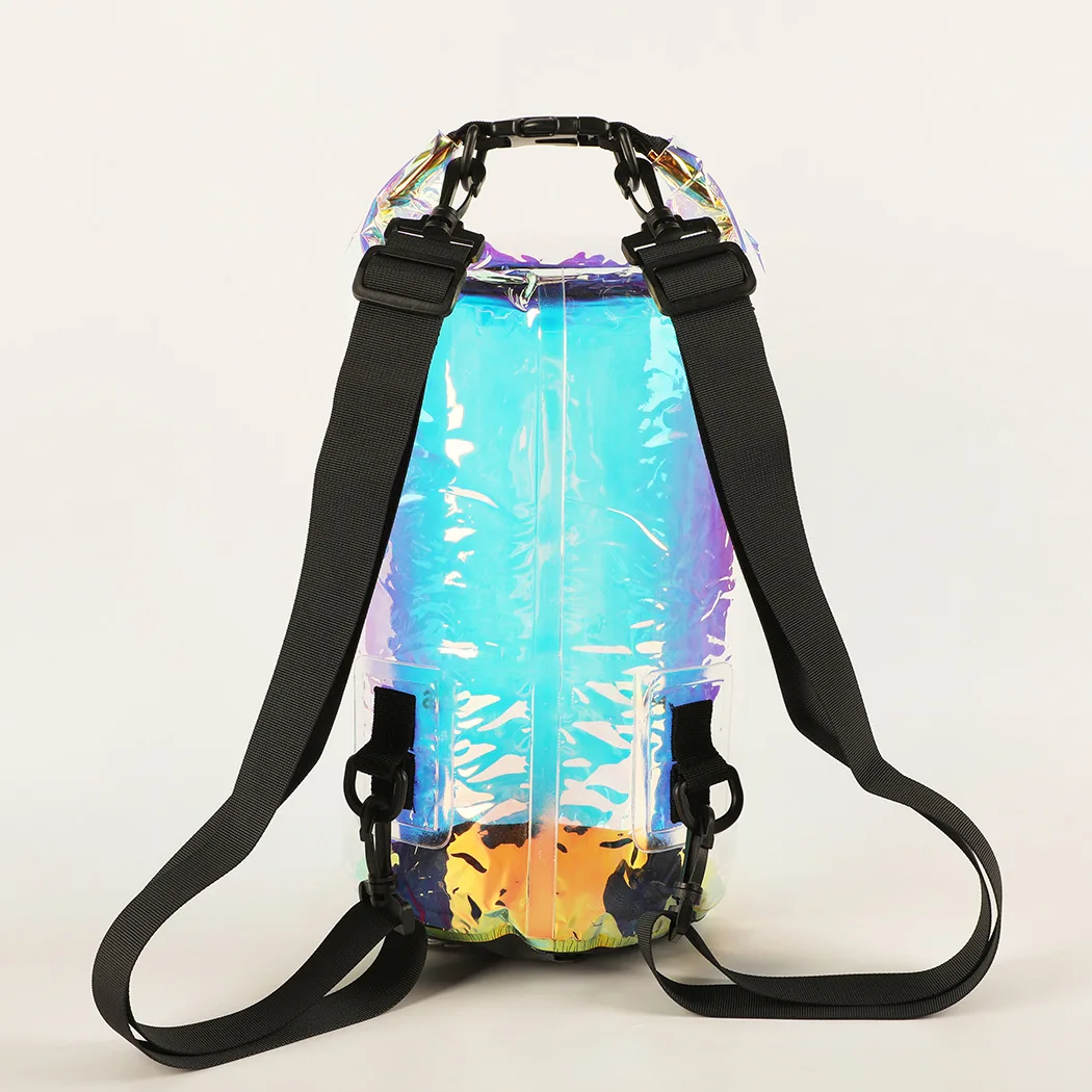 Colorful Waterproof Storage Drift Bag 10L Outdoor Waterproof Dry Bag Sack Backpack For Boating Fishing Rafting Trekking Swimming