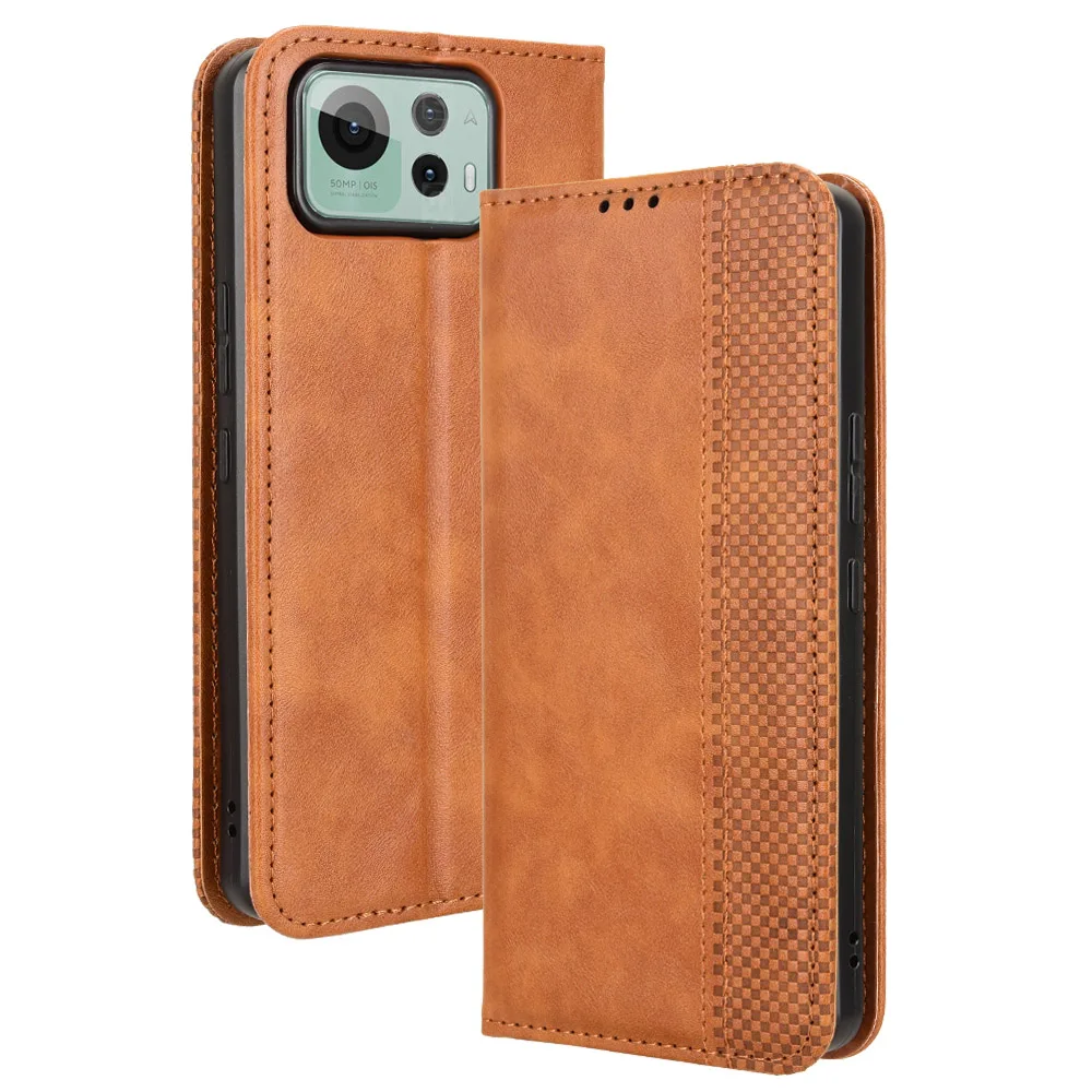 Para asus zenfone 12 ultra retro couro flip caso carteira de luxo livro ímã capa completa para asus zenfone12 ultra sacos telefone