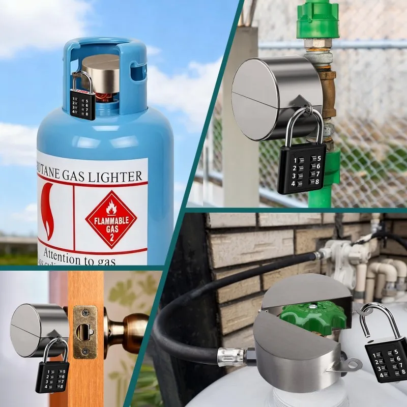 

Замок для крана ABFI, 3 шт., для шланга от 1-1/2 до 3 дюймов, предотвращает несанкционированную и кражу на открытом воздухе, вода