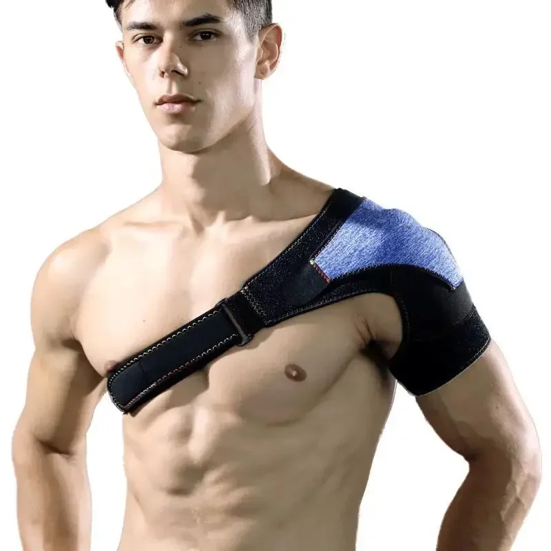 

Adjustable Left/Right Shoulder Support Belt Brace Protector Compression Shoulder Pad Strap for Torn