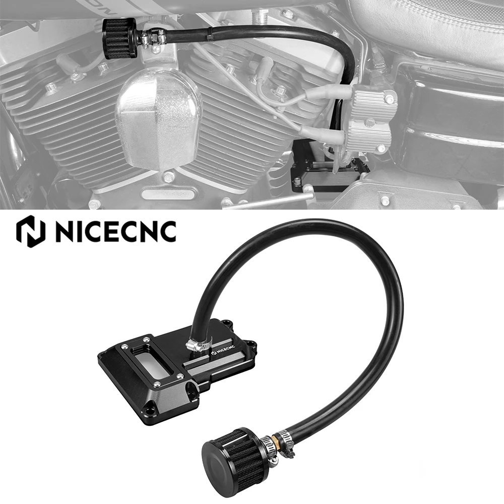NICECNC لـ Harley Touring Street Glide FLHX Road King FLHR 2006-2015 Road Glide FLTR 2006-2013 غطاء علوي ناقل الحركة بفتحات تهوية