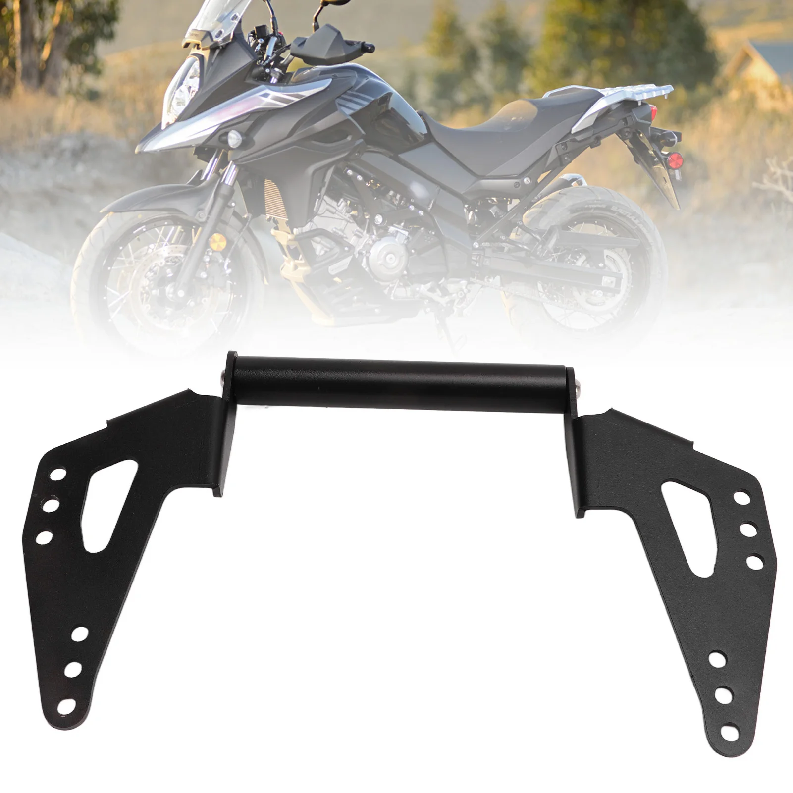 

Aluminum Alloy Motorcycle Navigation Bracket GPS Phone Mount Bar Kit Replacement for Suzuki DL650 DL650XT