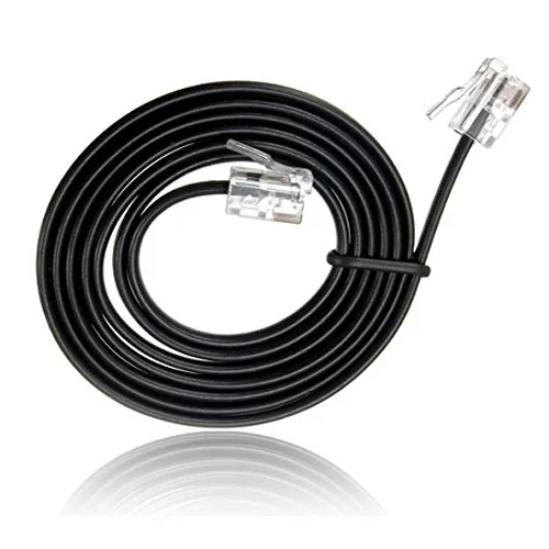 RJ11 6P4C Telephone Cable Cord ADSL Modem 1 Meters