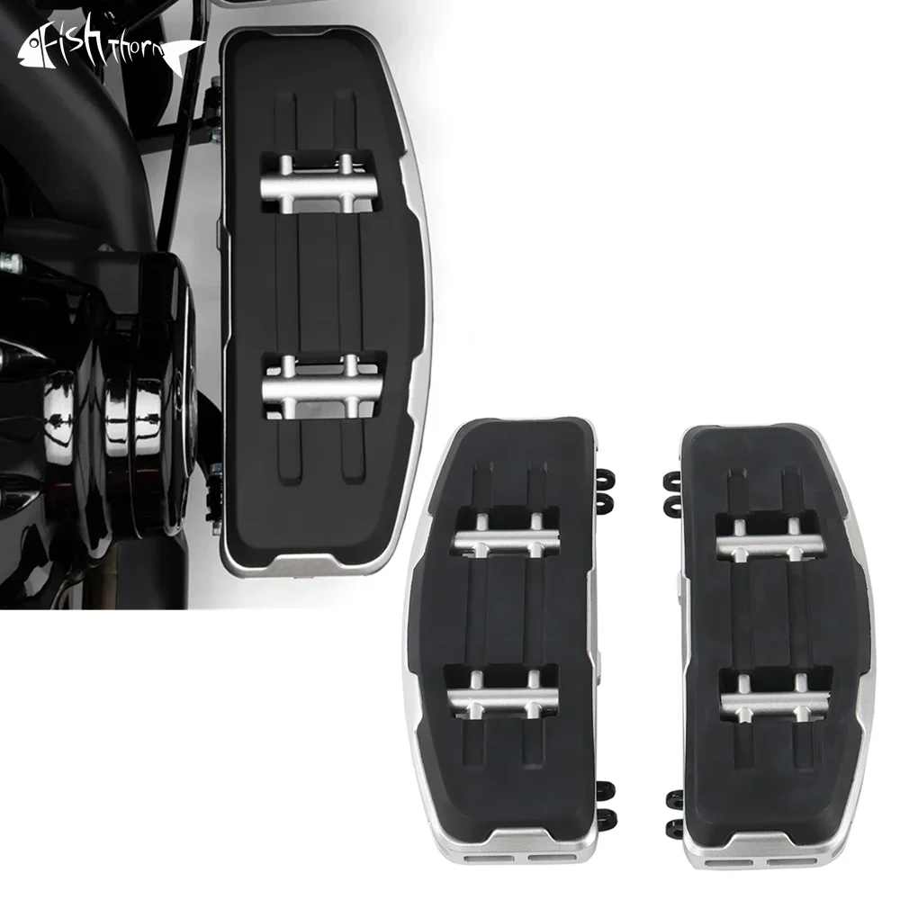 

Motorbike Wide Footrests Non-Slip Footrests For Harley Touring Bikes Soft Tail Standard Slim Road Glider ST FLHR CVO 121 2024