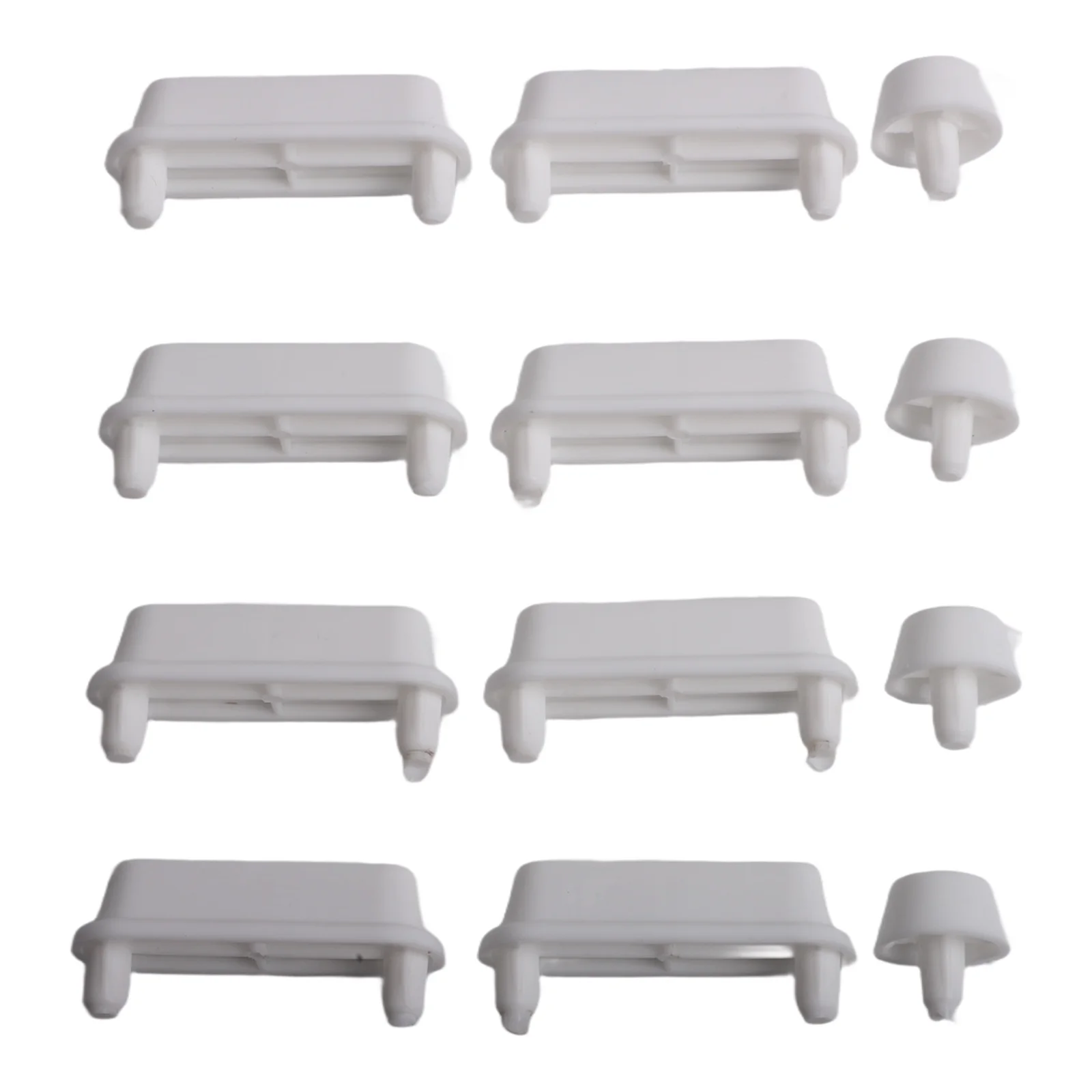 12pc Toilet Seat Buffer Set Plastic Shock Absorber Toilet Seat Bumpers Toilet Seat Lid Anti-Slip Pads Replacement Parts For Home