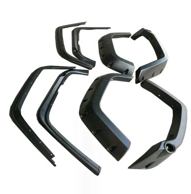 Factory Customized 8pcs Wheel Eyebrows for Wrangler for JK Bushwacker Wheel Rims Fender Flares Pocket Style 2007-2015