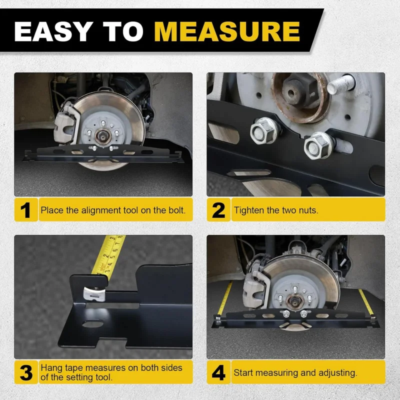 Wheel Alignment Plate Tool Kit Car Shoe Toe Plate Wheel Alignment Tool,Suitable for Cars view 3