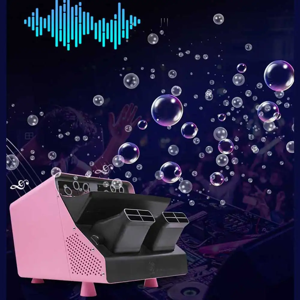 Nieuw aangekomen 500W podium Bubble Machine afstandsbediening voor disco dj pub bruiloft podiumeffect machine podium Bubble Machine