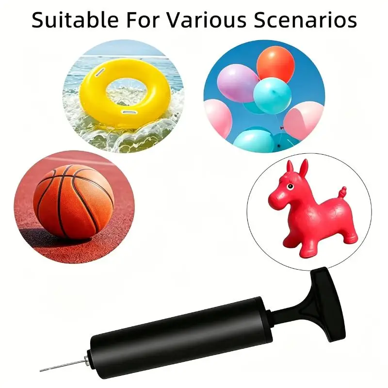 Handpumpe mit Nadel, ideal für Jugendliche, Fußball, Volleyball, Basketball, Nachschultraining – Detail 9