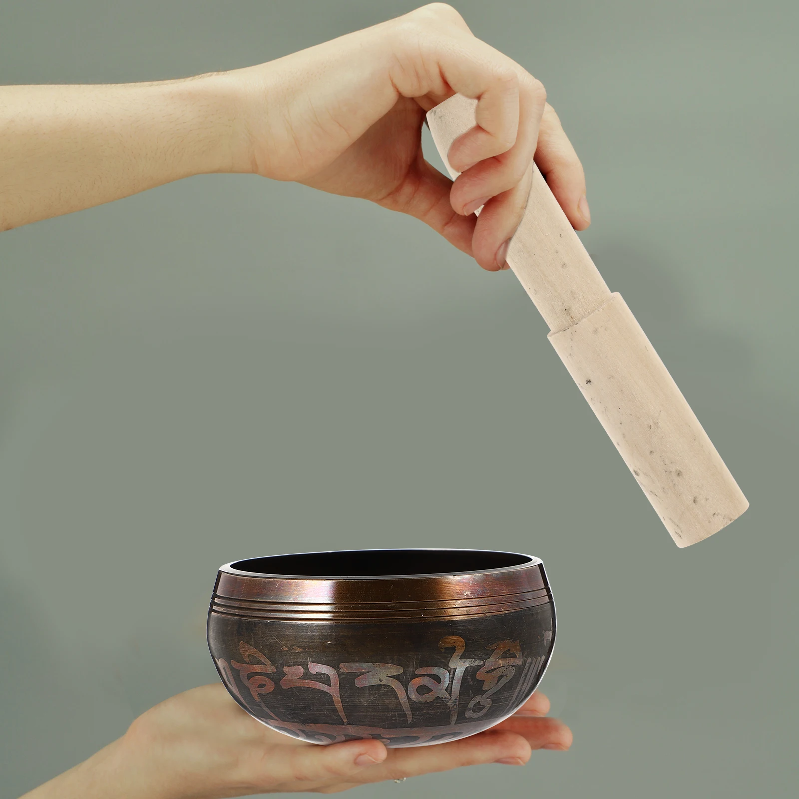 

Buddha Sound Bowl Tibetan Singing Meditations Yoga Temple Copper Decorative Manual