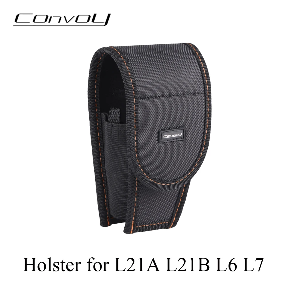 Flashlight Holster for Convoy L21B L21A L6 L7 Torch Pouch Carry Case Duty Belt Holder Lamp Box