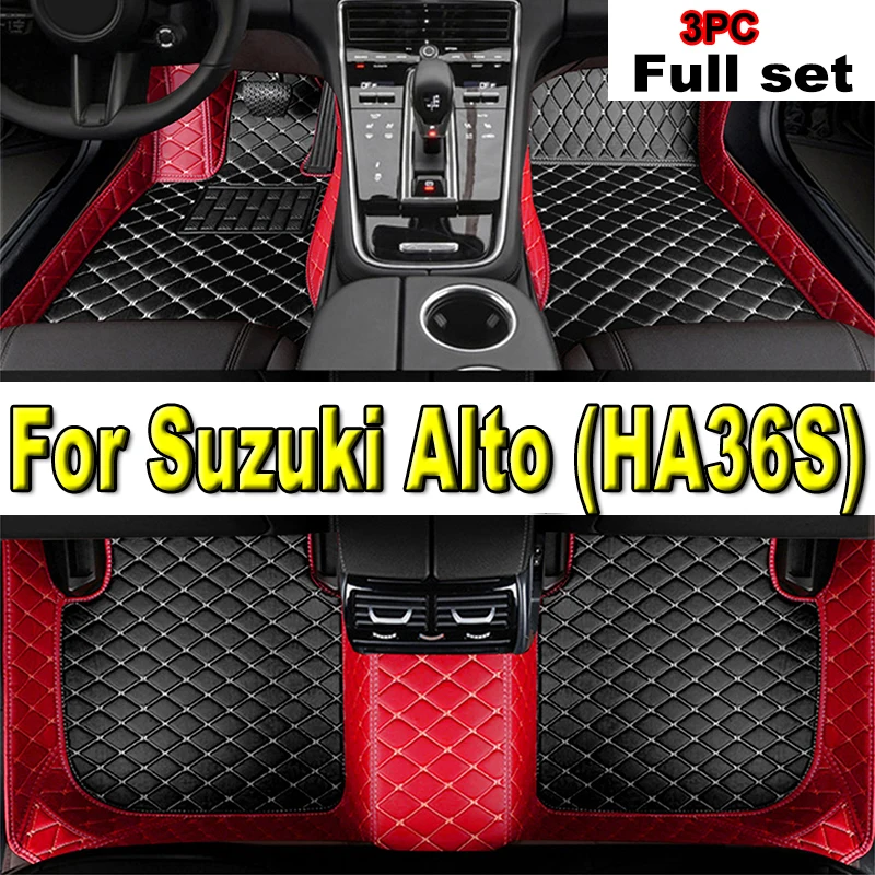 

Car Floor Mat For Suzuki Alto HA36S 2015~2021 Anti-dirt Pad Carpet Leather Mat Rugs Tapete Automotivo Para Carro Car Accessories