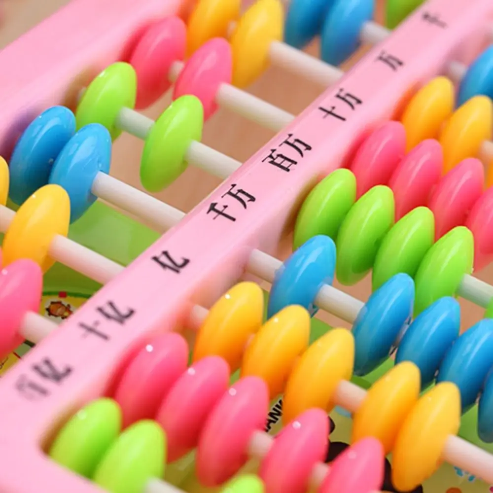 المعداد البلاستيكي المحمول حساب 11 عمود المعداد 7 الخرز 7 الخرز 11 عمود المعداد لغز لعبة المعداد التعلم الملون