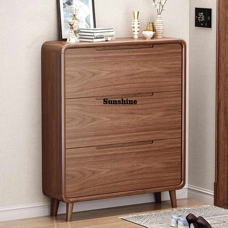 

Modern Organizer Shoe Cabinet Storage Mobile Display Living Room Wooden Shoe Shelf Archivadores Shoemakers Furniture