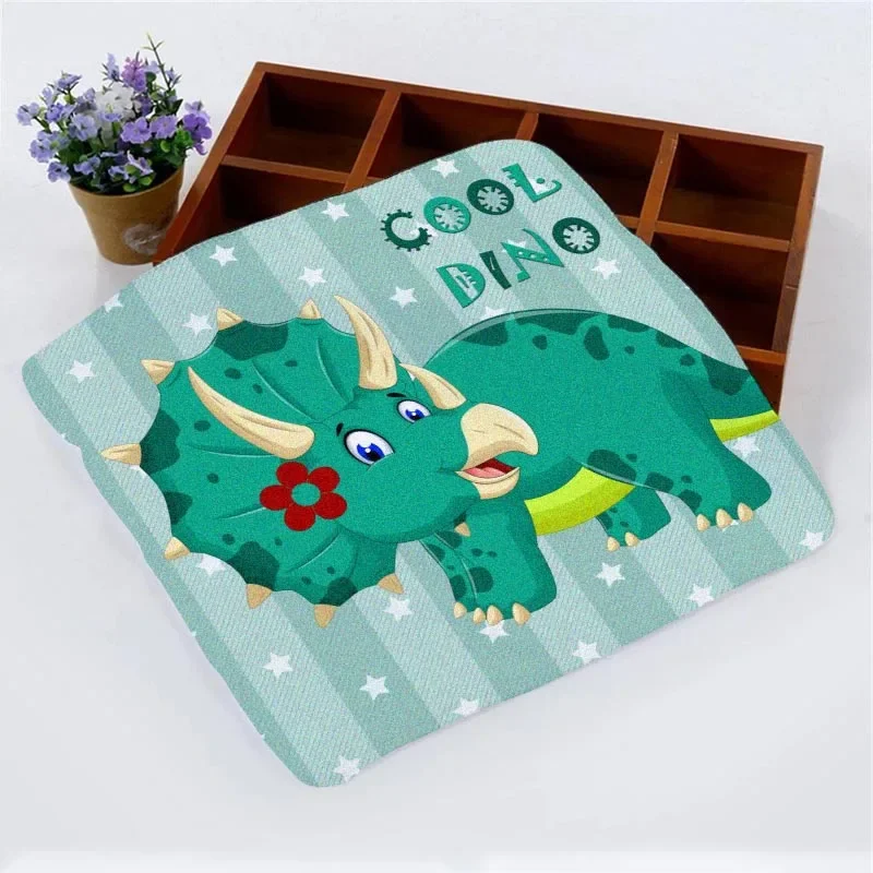 Custom Cartoon Dinosaur Child Face Towel Small Hand Towels Kitchen Towel Hotel Restaurant Cleaning Towel Microfiber Fabric