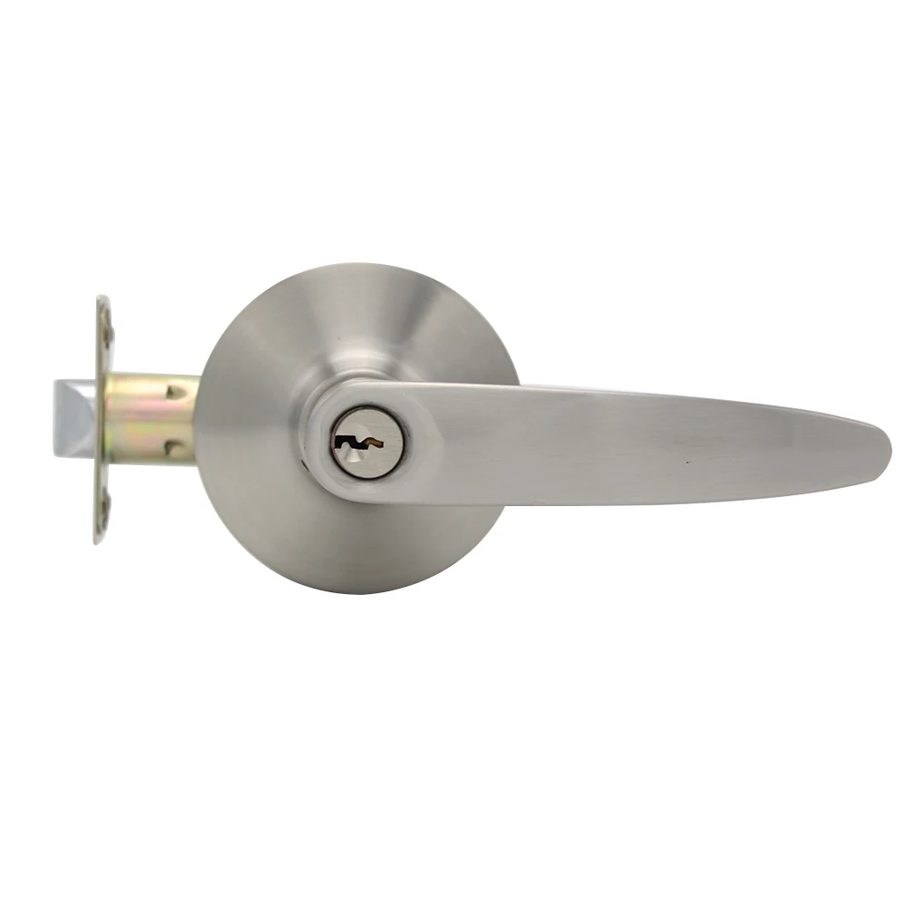 For SUSs 304 American Three-Bar Lock for Interior Access Door Bathroom Door Smooth Operation Handle Lock