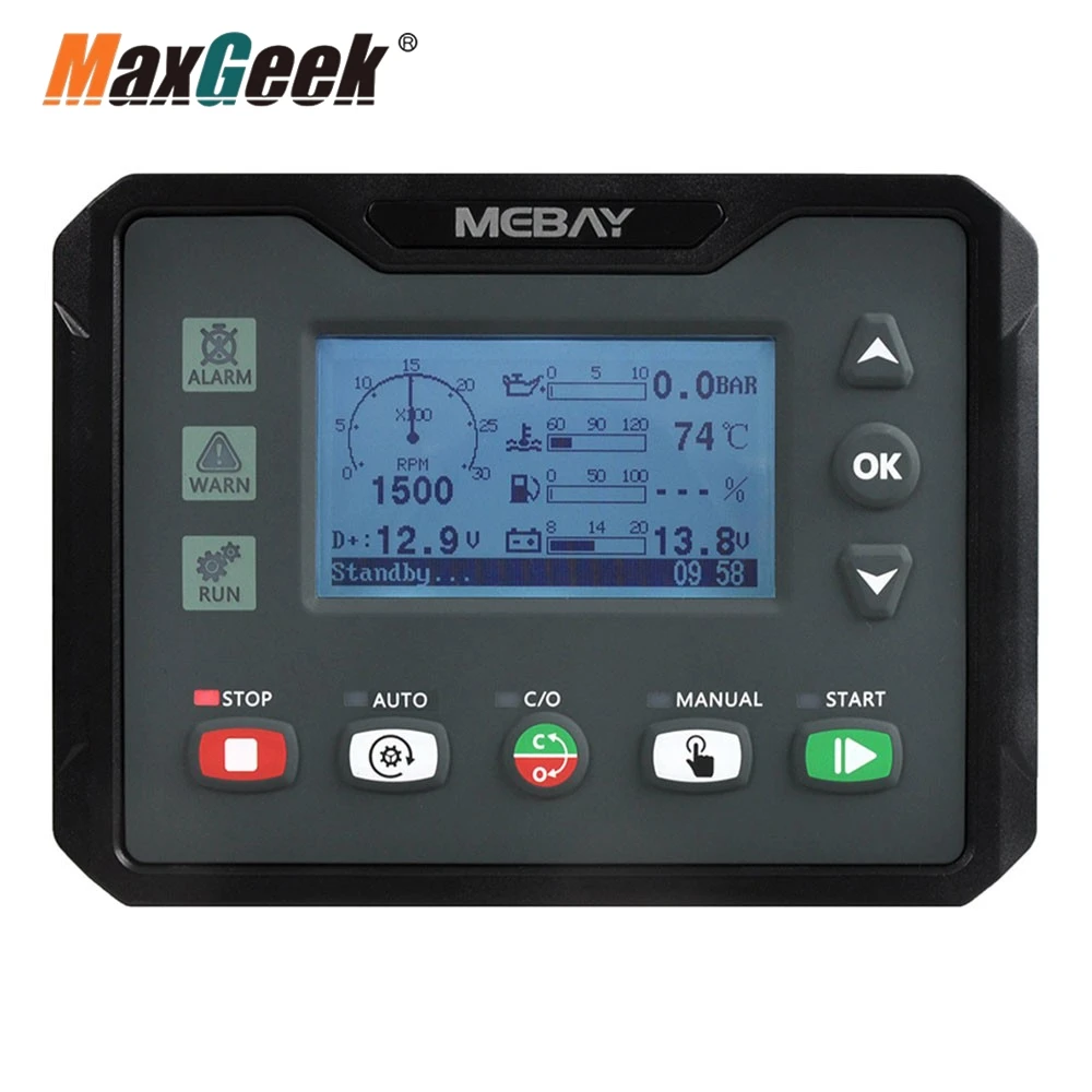 Maxgeek DC42MCR Genset Controller Generator Controller 2.8