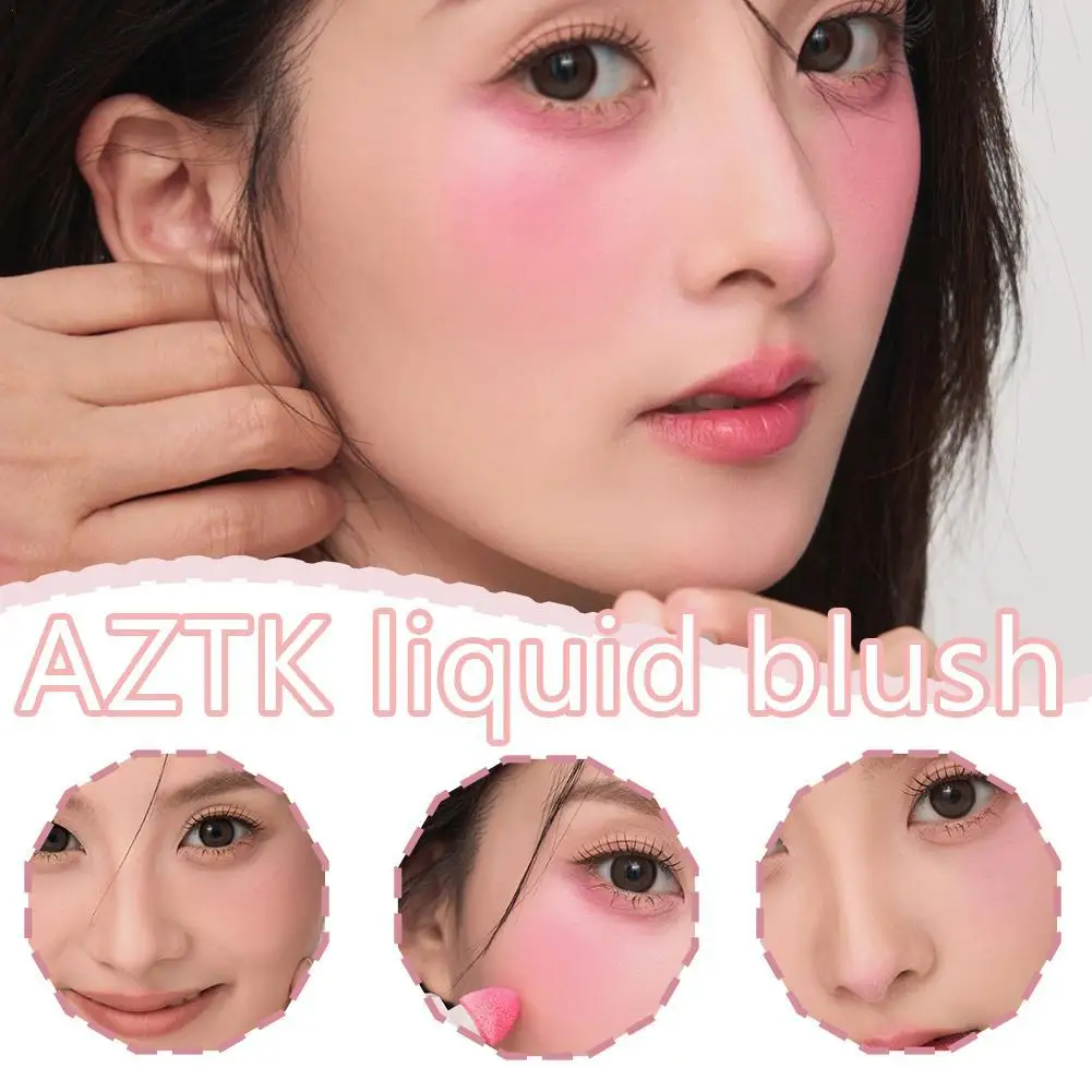 Liquid Blush Waterproof Multi-purpose Facial Blusher Stick Matte Lightweight Smooth High Pigment Contour All Skin Types Cosmetic