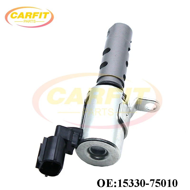 New OEM 15330-75010 1533075010 15330 75010 Variable Valve Timing VVT Solenoid For Toyota Tacoma 2.7L 2005 - 2011 Auto Parts