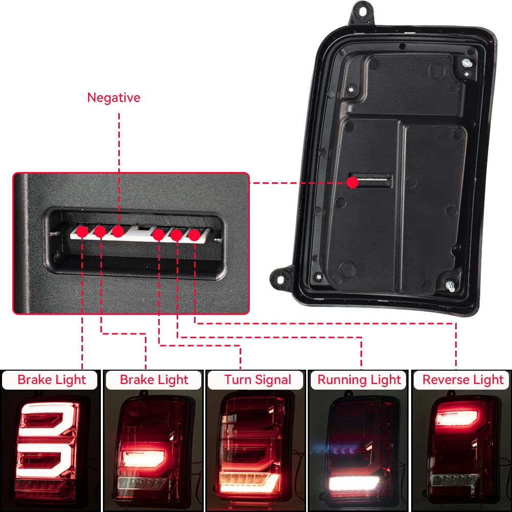 LED Tail Lights With Running Turn Signal PMMA / ABS Plastic Function Accessories Car Styling Tuning For Lada Niva 4X4