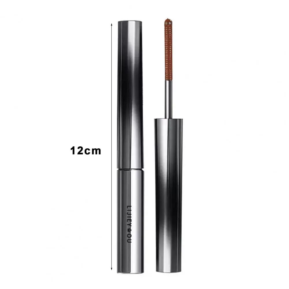 Mascara 3D imperméable à l'eau, extension durable, allongement des cils, recourbe-cils, type de barre métallique, maquillage de tête, cosmétiques