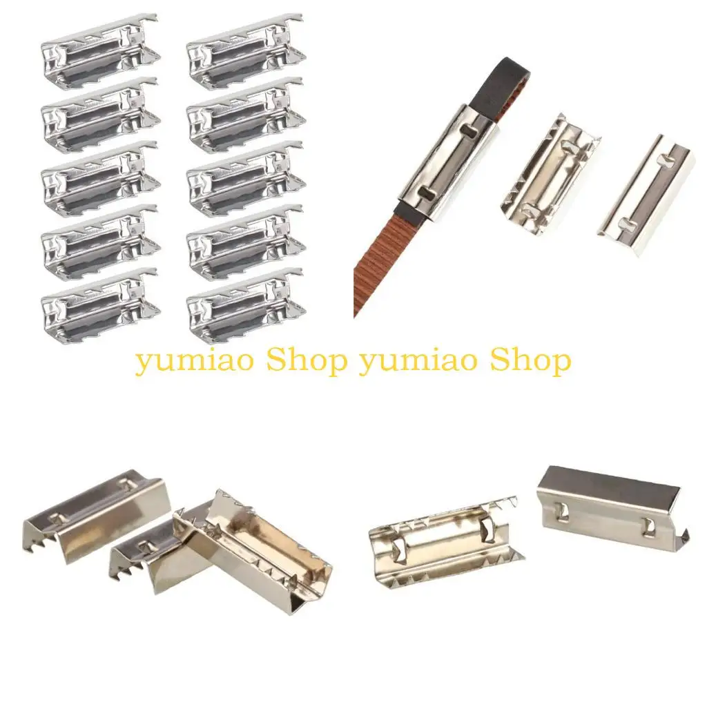 

587B 10Pcs/pack GT2 Timing Belt Fixed Clamps Crimp 6mm Width Belt Fixing Clips