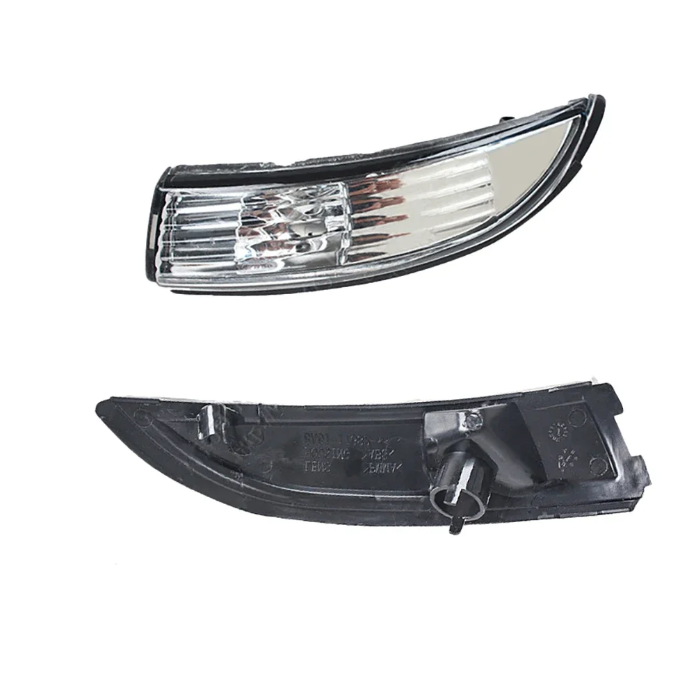 White Reversing Mirror Steering Lamp Rearview Mirror Steering Lamp Without Bulb Lights Suitable For 2008-2016 Ford Fiesta Mk8