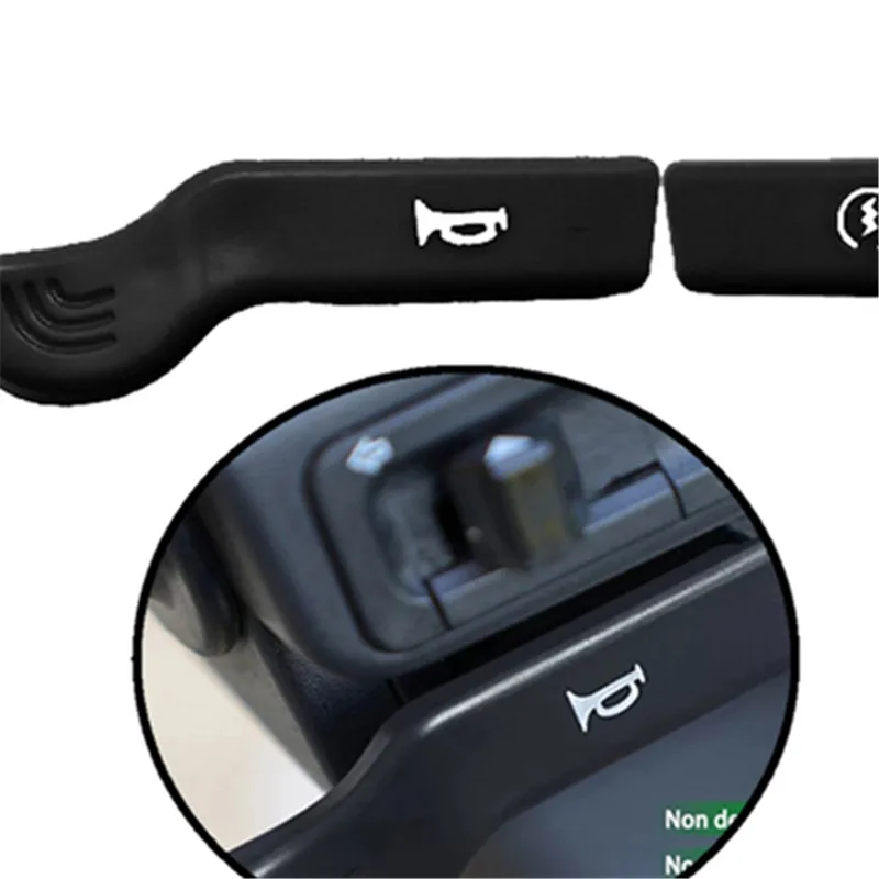 Rubber Start/Horn Button Extension Set for Universal Motorcycle Modification