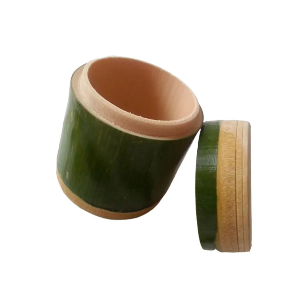 

Lunch Food Eco Pot friendly Storage Jar Vintage Tea Jug Bamboo Made Container Safe Bamboo Rice Jar