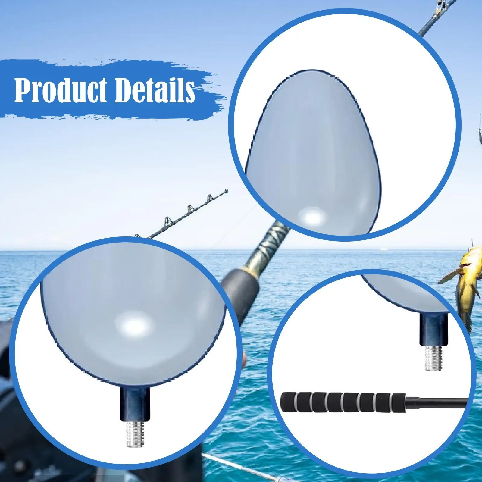 2x Fishing Baiting Casting Spoons Fisherman Baiting Seawater Throwing Spoons
