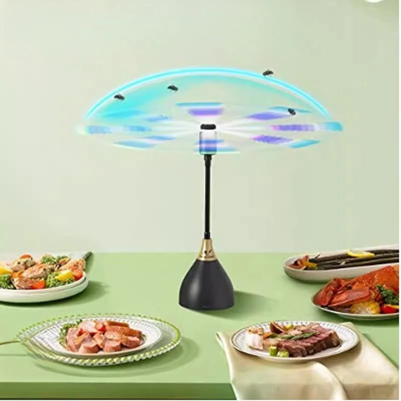 

Desk lamp new cross-border private model telescopic fly repellent fan indoor and outdoor multi-functional fly repellent