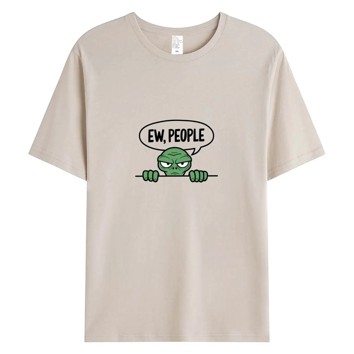 

Women Tee Tops Summer Woman Clothing Short Sleeve T-shirt 2026 Funny Alien Graphic T Shirts 100% Cotton Oversized Female Tshirt