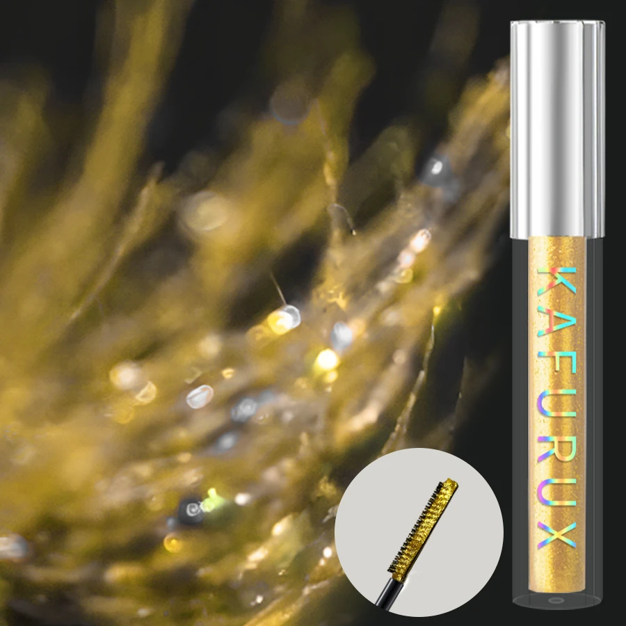 Mascara diamant brillant, résistant à l'eau, à séchage rapide, durable, épais, scintillant, maquillage pour les yeux, cosmétiques, 1 pièce