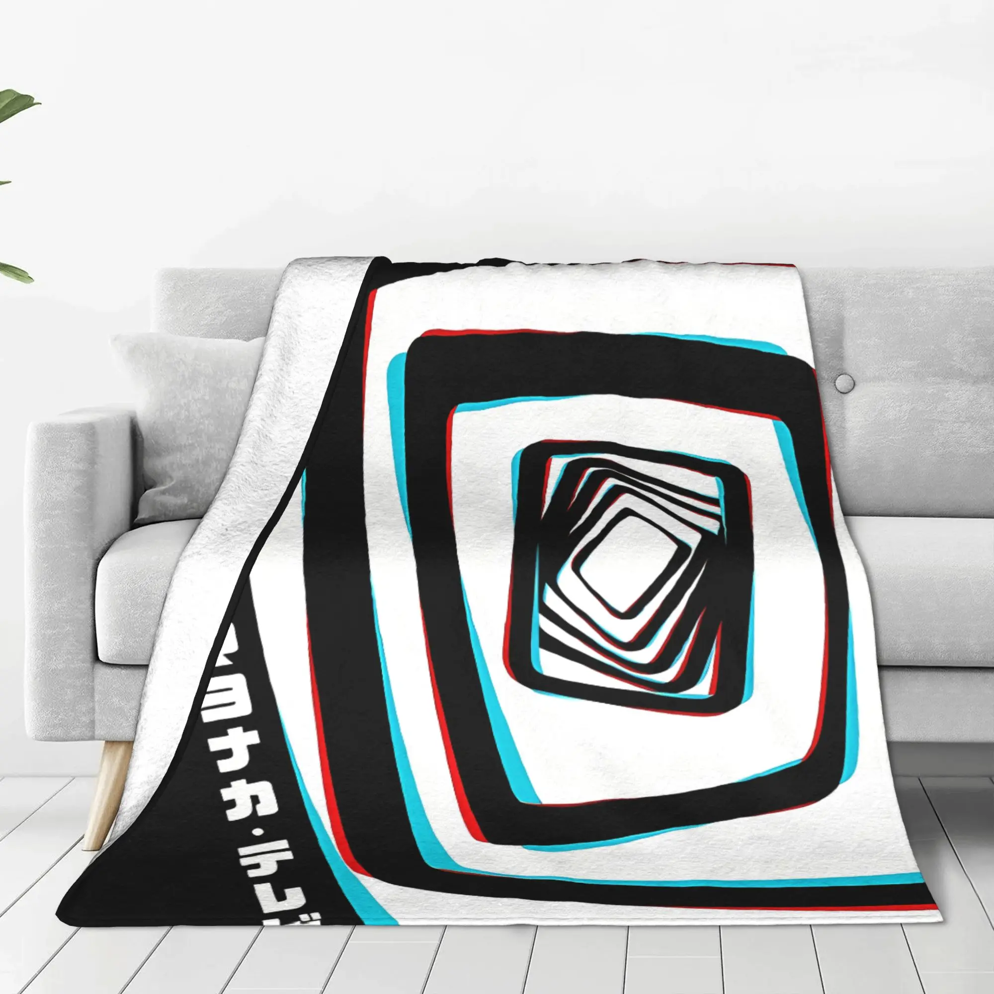 1PC Home Cutecore Midnight Channel Personas Blanket Super Cosy Plush Home Living Room Sofa Halloween