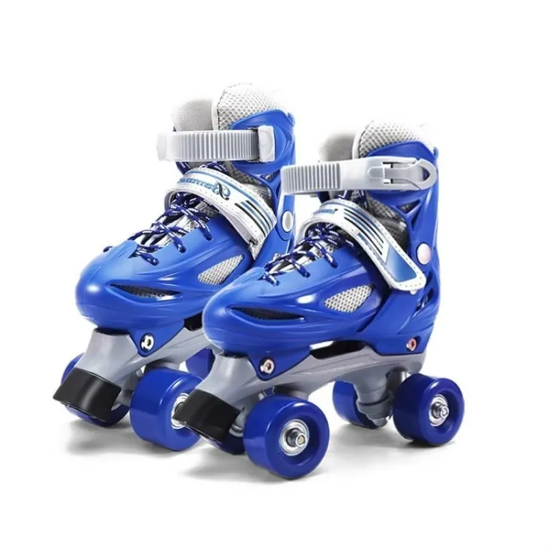 Two-in-one children's outdoor double-row roller skates Flash roller skates men's and women's non-slip roller skates