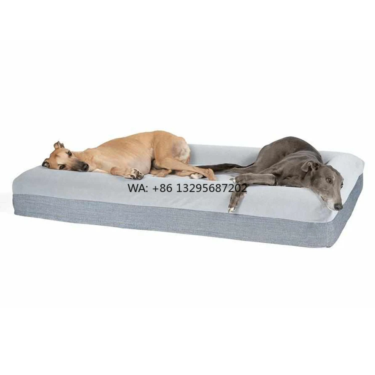

Новое поступление, роскошный диван для собак, кровать для больших собак, неограниченный комфорт, водонепроницаемая большая кровать для собак из пены с эффектом памяти высокой плотности
