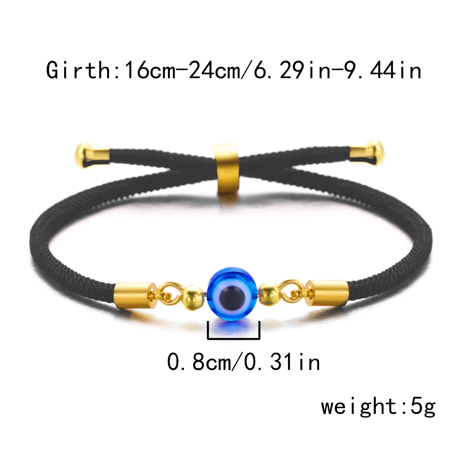 Mode Türkischen Stil Blau Bösen blick Armband Für Frauen Männer Glück Rotes Seil Handarbeit Gewebt Armband Freundschaft Schmuck Geschenke – Detail 6