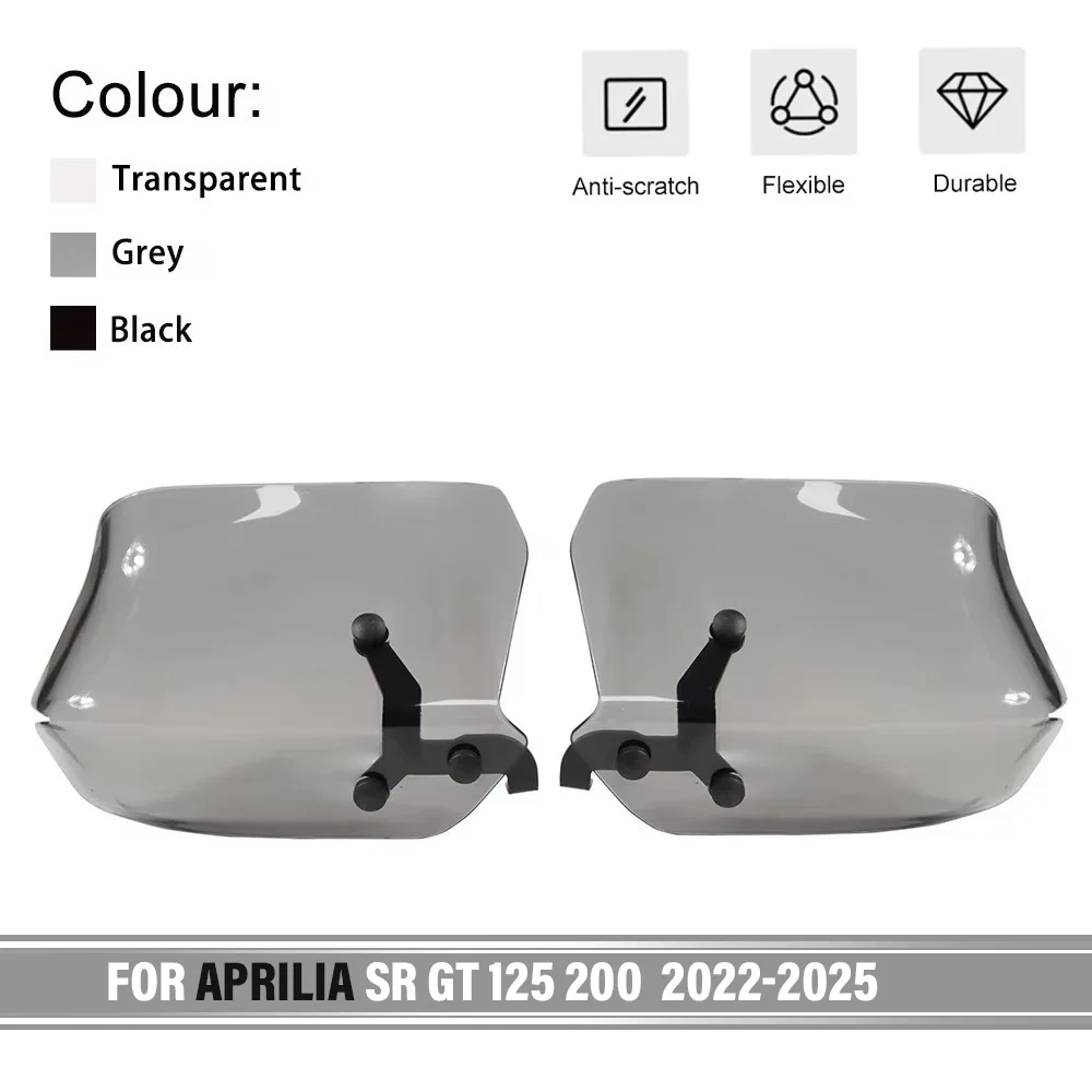 

FOR APRILIA SR GT 125 200 SR GT SPORT 125 200 2022-25 Motorcycle Handguards Shield Hand Guard Protector Windshield 200 2022-2024