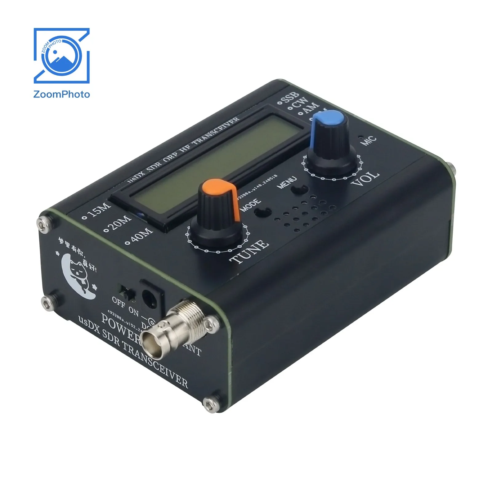 5W usDX SDR QRP Transceiver QCX-SSB to SSB 3-Band All Mode HF Transceiver with Handheld Microphone withi or without Morse Key