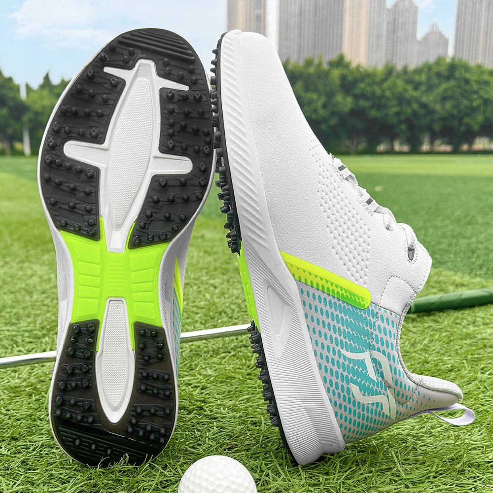 Men Golf Shoes Spikeless Golf Sneakers for Men Outdoor Walking Footwears Comfortable Gym Shoes